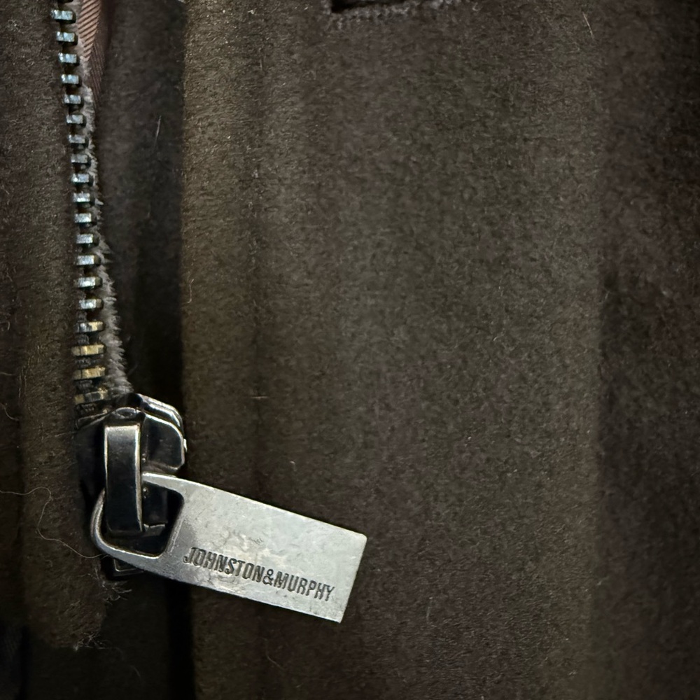 Johnston & Murphy  × Vintage Wool Cashmere Button Car Coat Jacket ▪️ - Picture 13 of 15